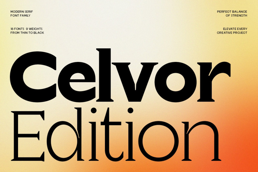 Celvor Edition Font - Befonts