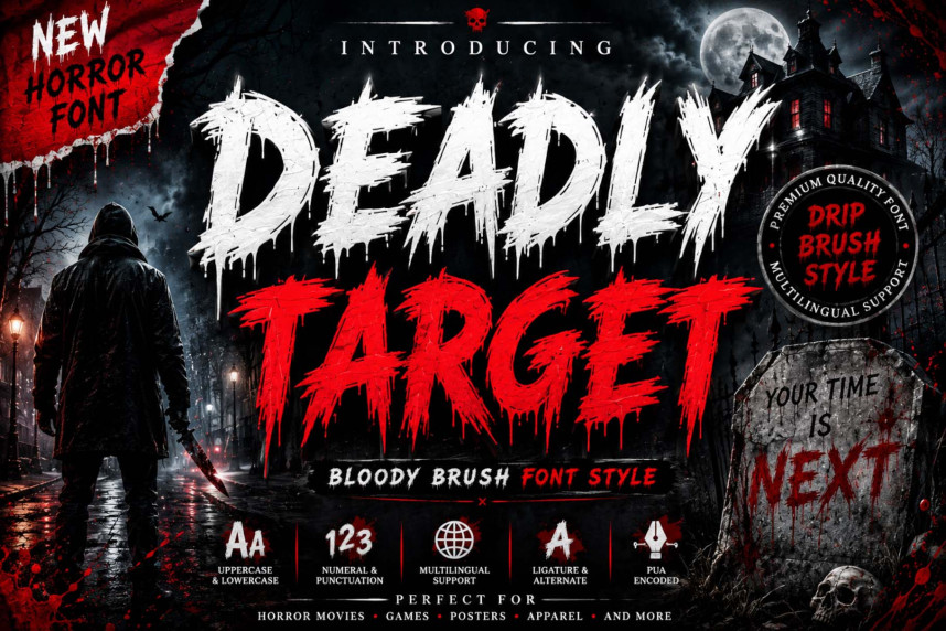 Deadly Target Font - Befonts
