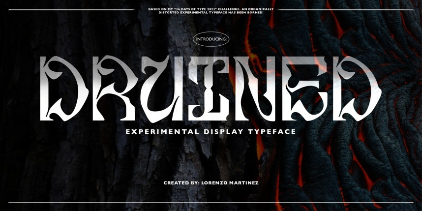 Druined Font - Befonts