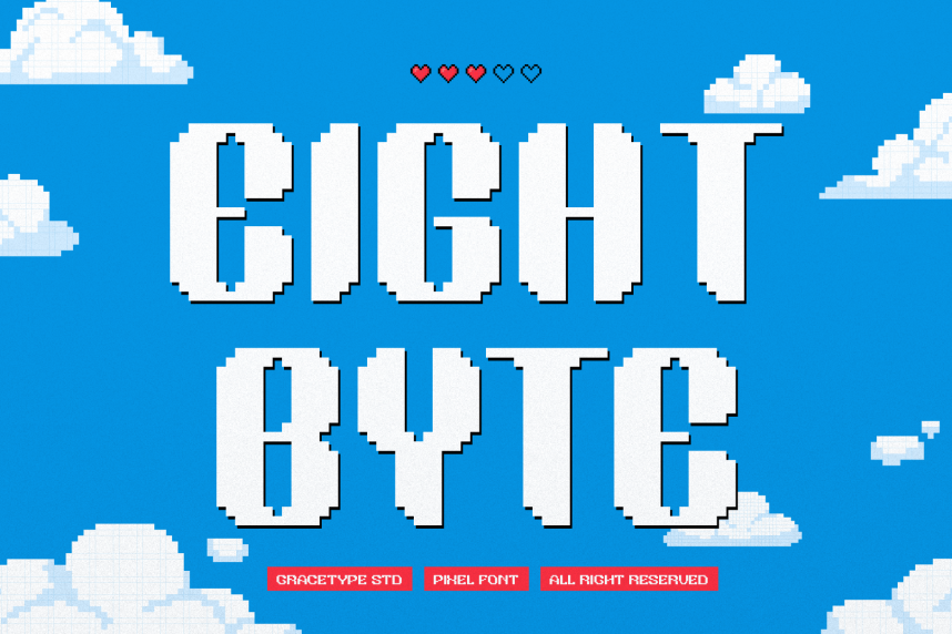 Eight Byte | Pixel Font - Befonts