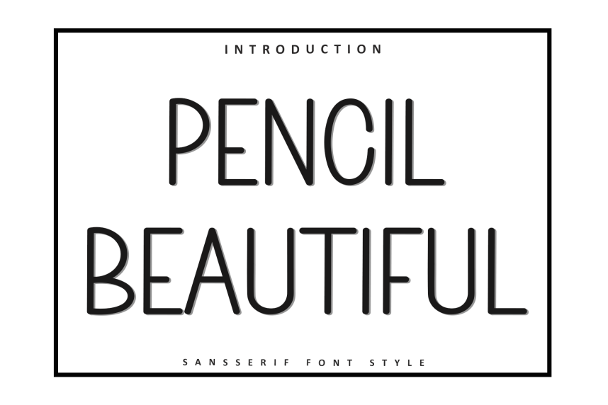 Pencil Beautiful Script Font - Befonts