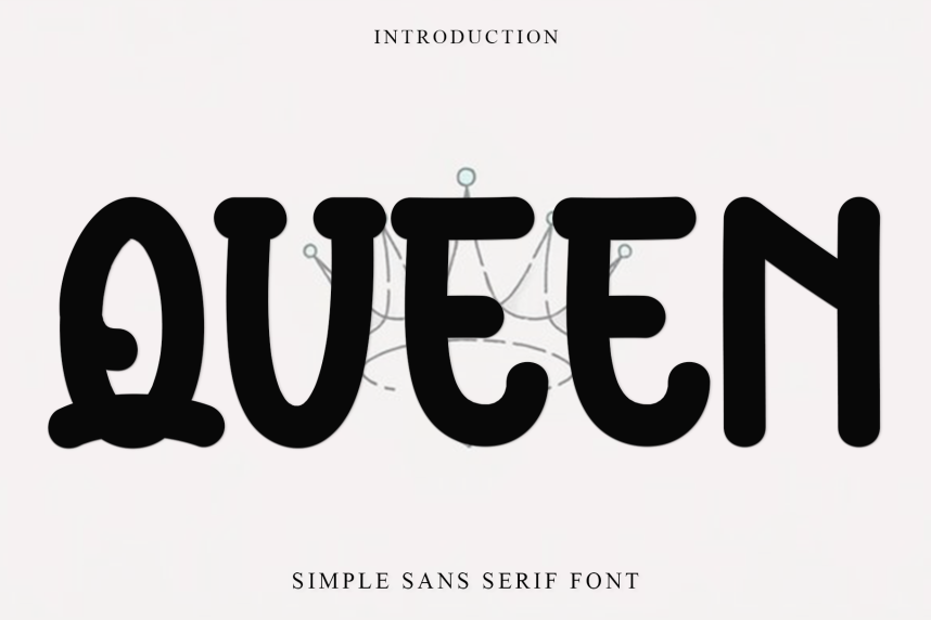 Queen Display Script Font - Befonts
