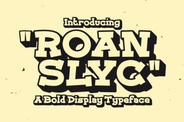Roan Slyc – Slab Serif Typeface Font