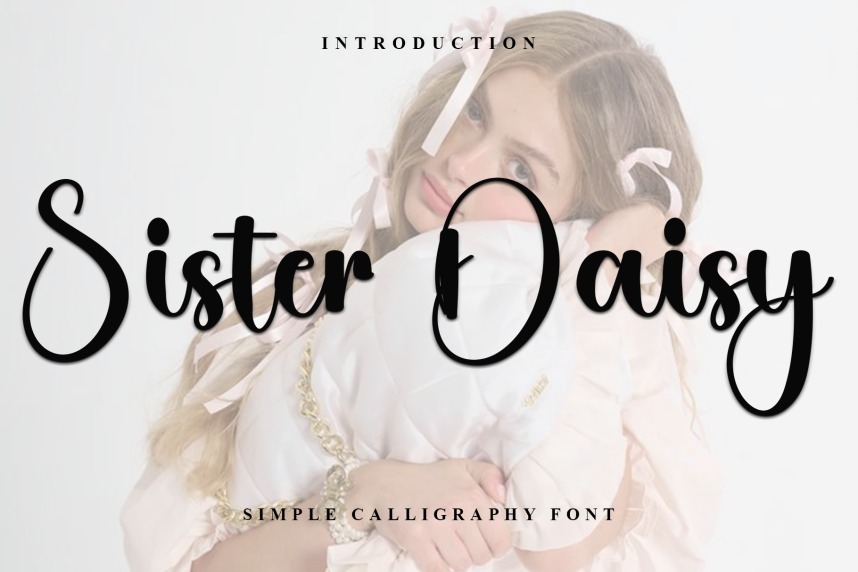 Sister Daisy Calligraphy Font - Befonts