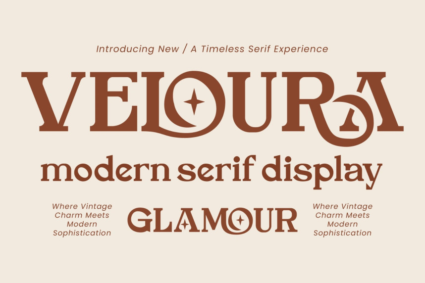 Veloura Serif Font - Befonts