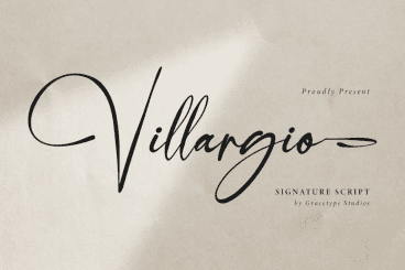 Villargio | Signature Script Font