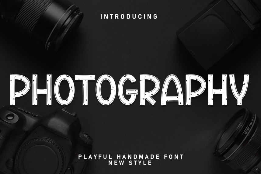 Photography Font - Befonts