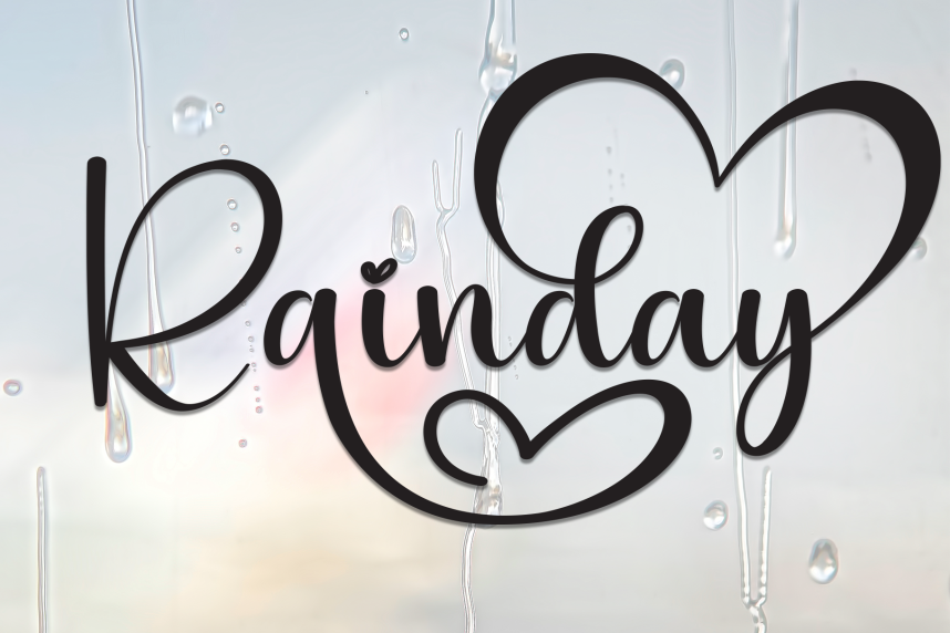 rainday-calligraphy-script-font-befonts