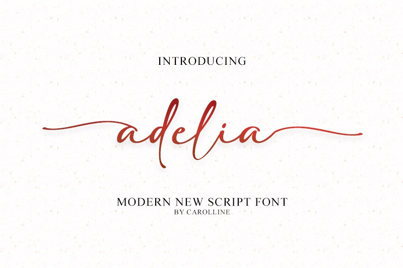 Adelia Elegant Script Font - Befonts