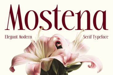 Mostena – Modern Elegant Serif Font