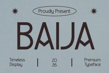 BAIJA – Classic Heritage Display Font