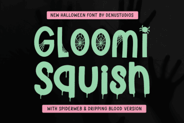 Gloomi Squish | New Halloween Font