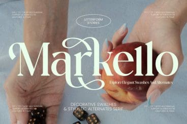 Markello Decorative Swashes Serif Font