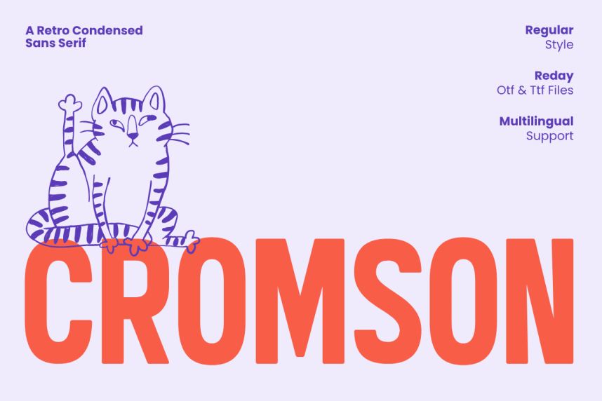 Cromson Font preview image 1