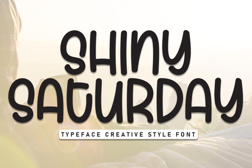 Shiny Saturday Playful Font preview image 1