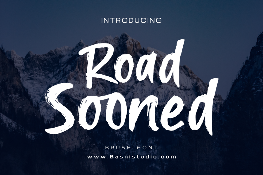 Road Sooned Font - Befonts