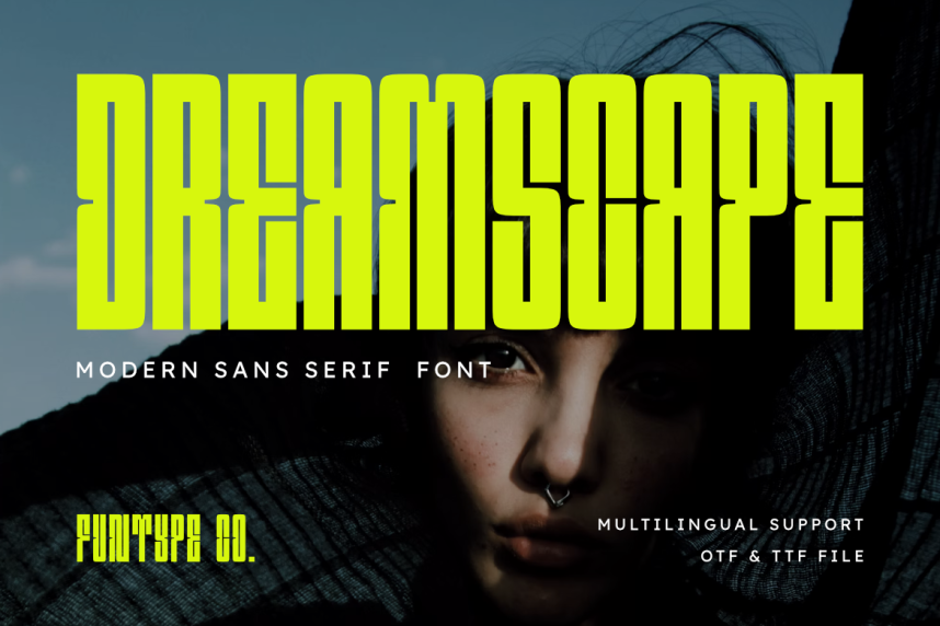 Dreamscape – Modern Sans Serif Font - Befonts