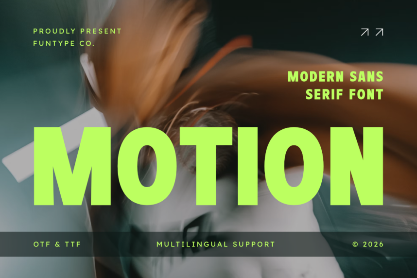 Motion Font - Befonts