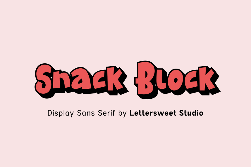 Block Lettering Classy Snack Block Demo Font - Befonts