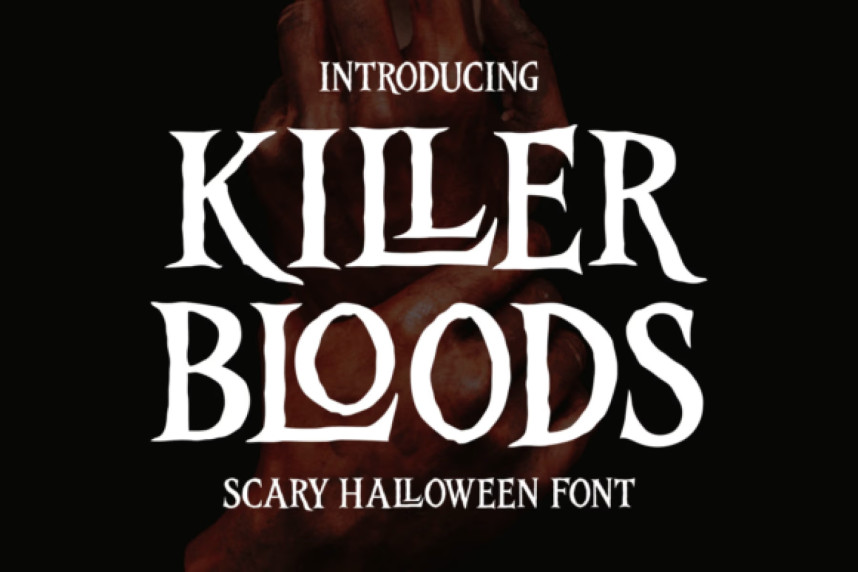 Killer Bloods Font - Befonts
