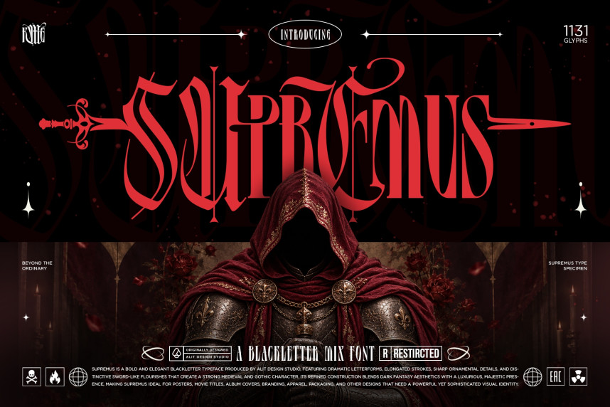 Sign Script Fonts Supremus Font - Befonts