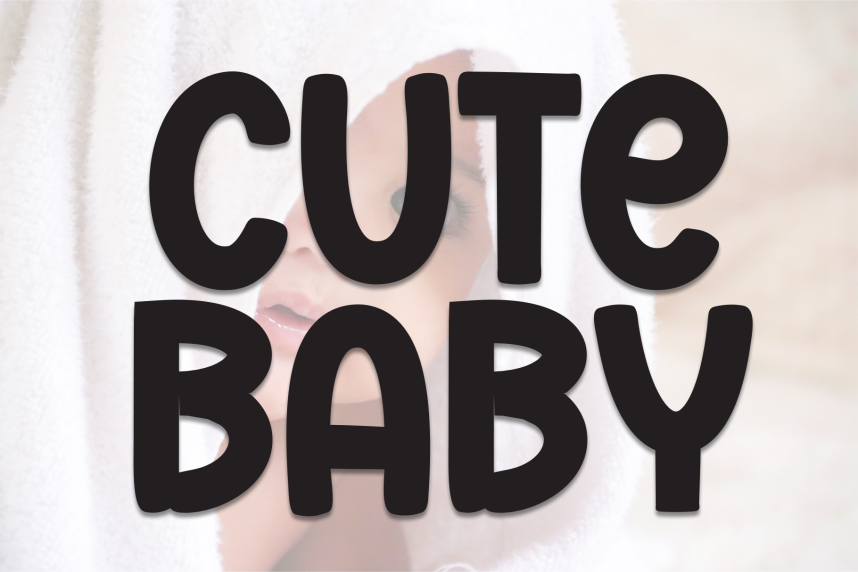 Cute Baby Playful Script Font - Befonts