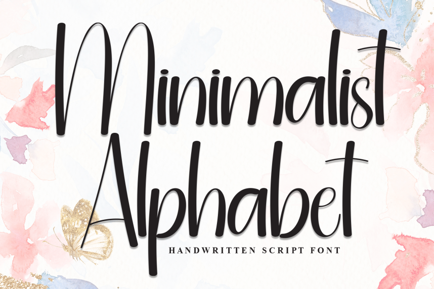 Minimalist Alphabet Script Font - Befonts