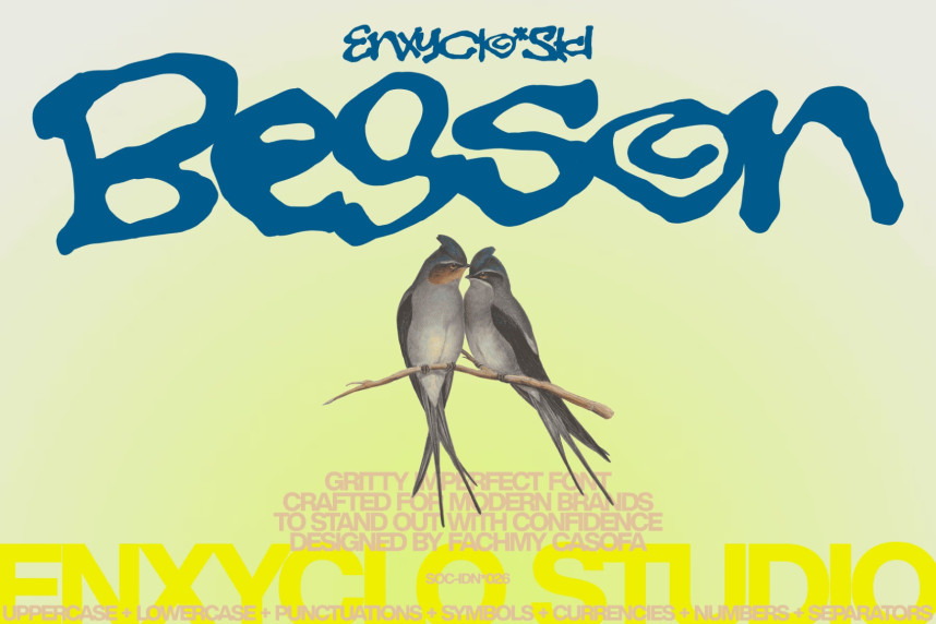 Hi In Font Begson Font - Befonts