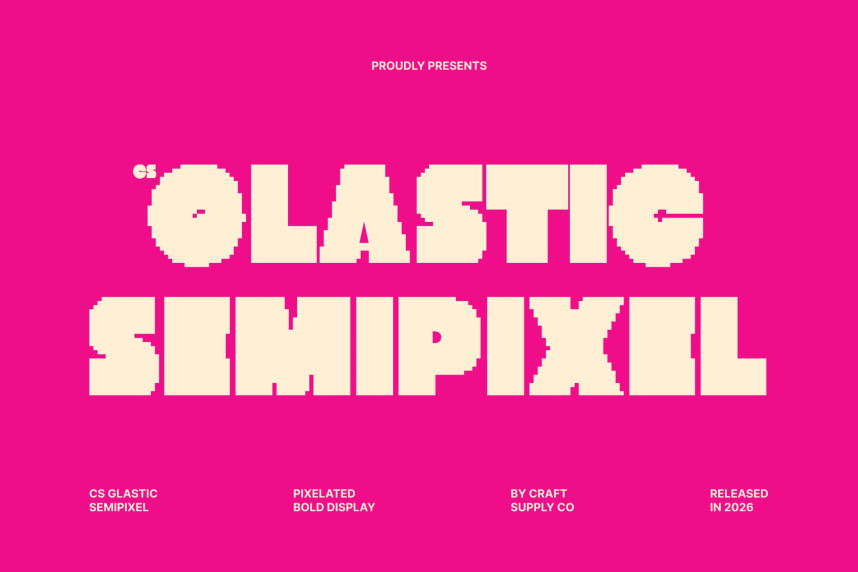 CS Glastic Semipixel Font - Befonts