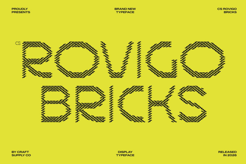 CS Rovigo Bricks Font - Befonts