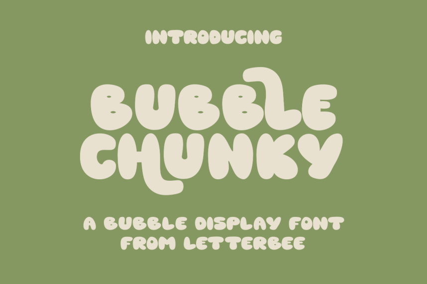 Bubble Chunky Font - Befonts
