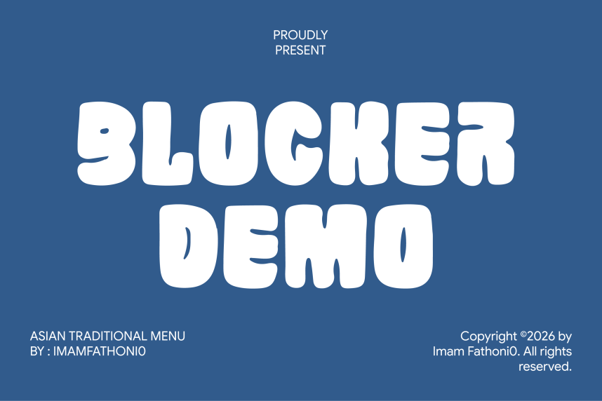 The Numbers Font Cod Blocker Demo Font - Befonts