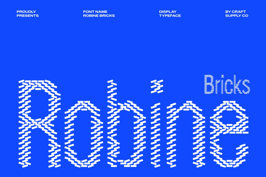 Robine Bricks Font - Befonts