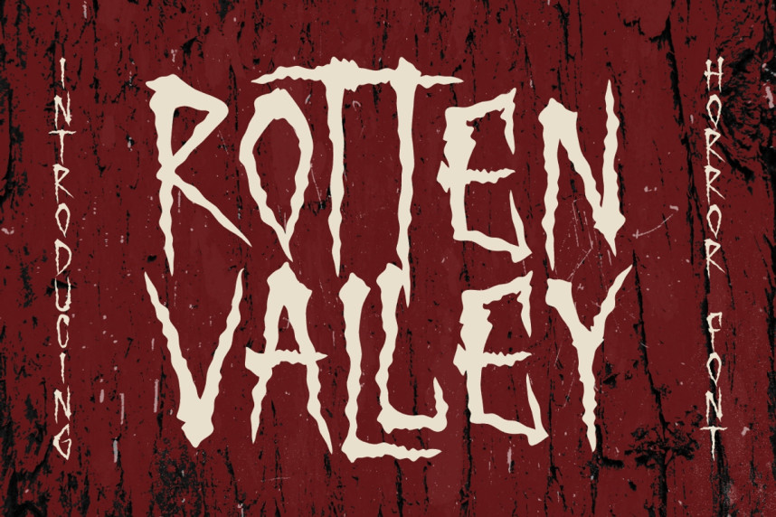 Rotten Valley - Horror Font - Befonts