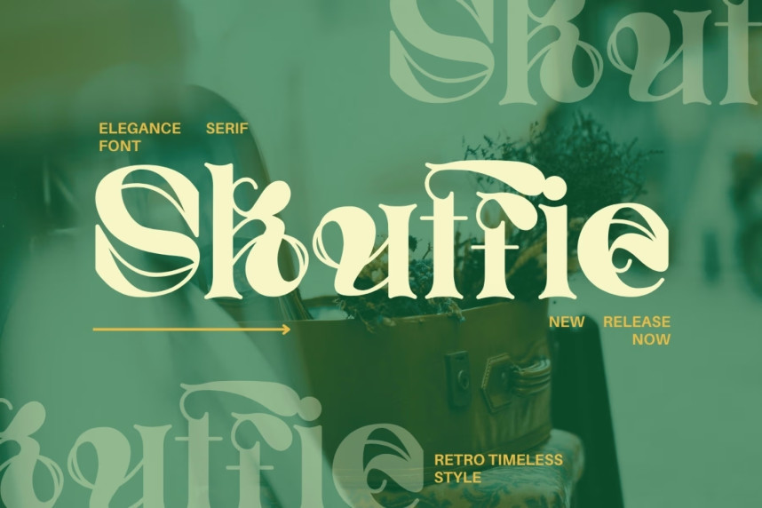 Numbers Font Stye Skuffie – Elegance Serif Font - Befonts