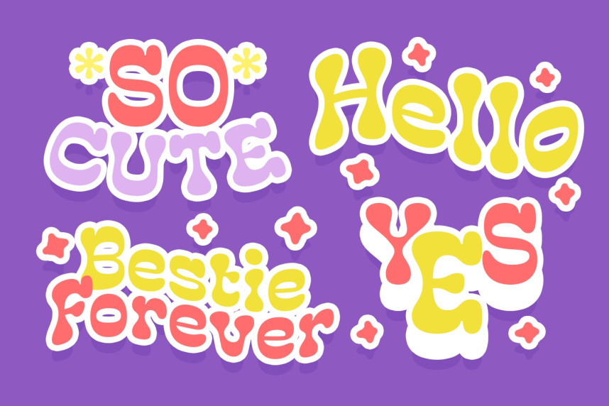 Sugar Flush – Reverse Contrast Font preview image 3